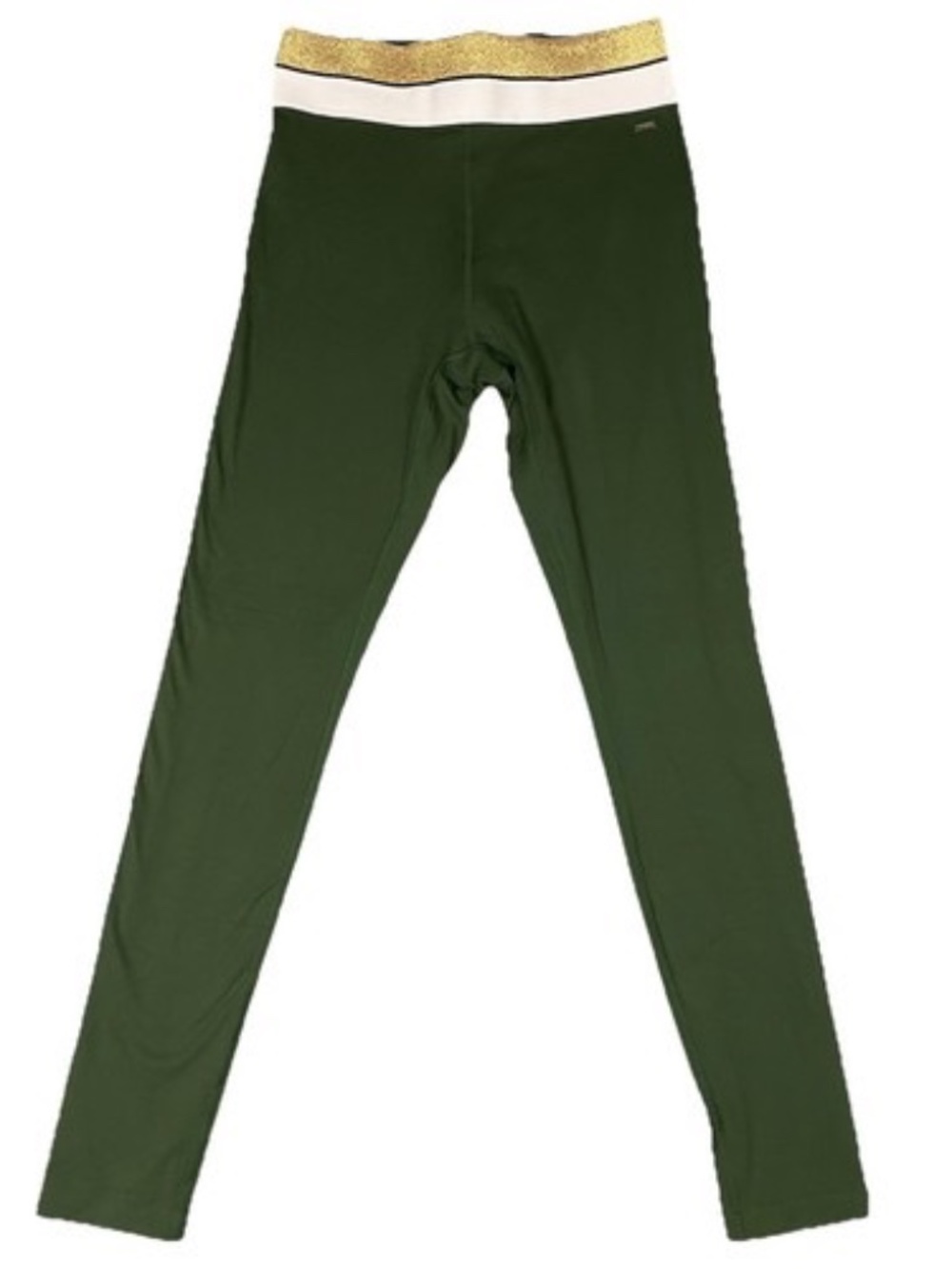 Victoria Secret Pink Active - Leggings w/Metallic Gold Waistband